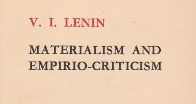 Materialism and Empirio-Criticism