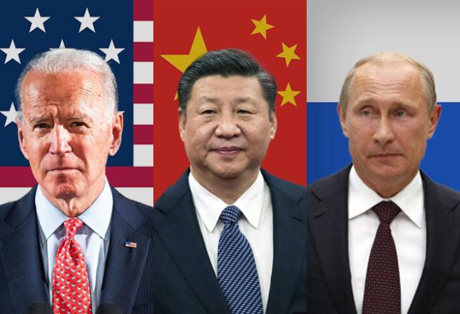 Biden Xi Putin