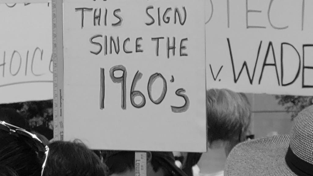 Protest placard