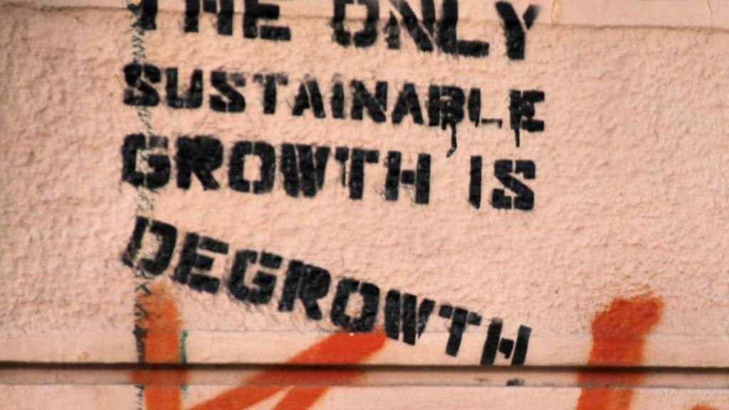 Degrowth graffiti