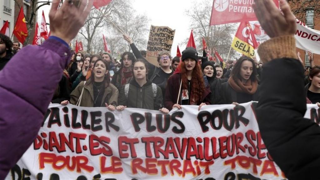 French protest