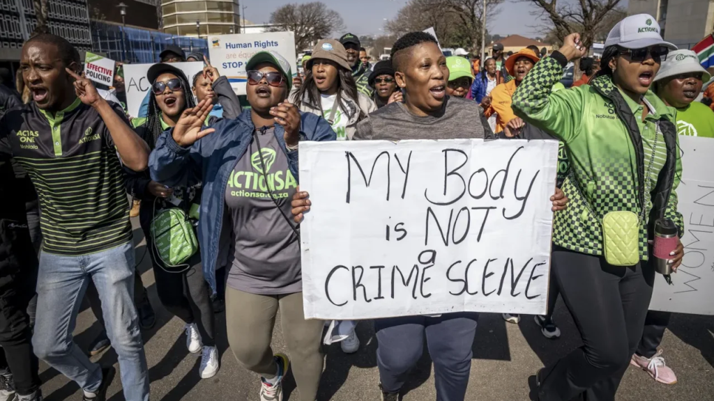 South African womens protest