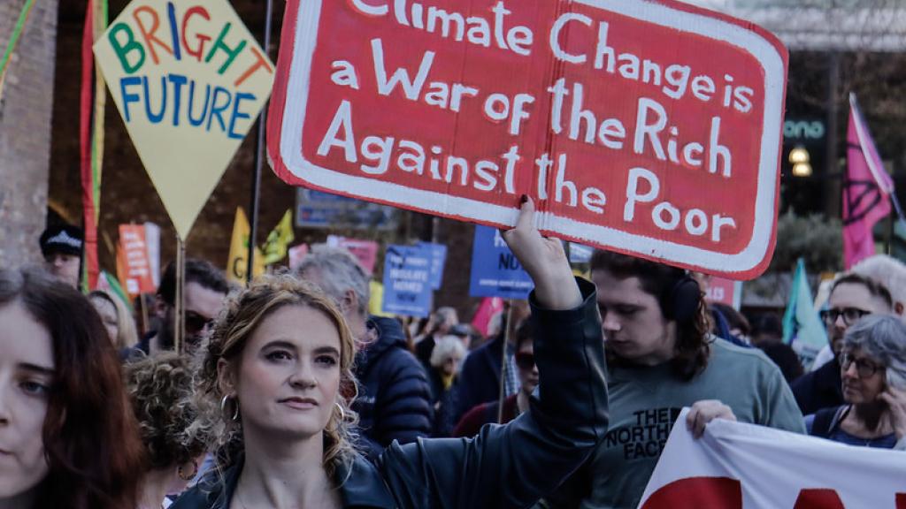 A year on, that’s still right. London demonstration, November 2022. Photo by Steve Eason