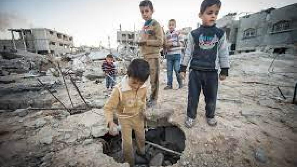 kids in Gaza