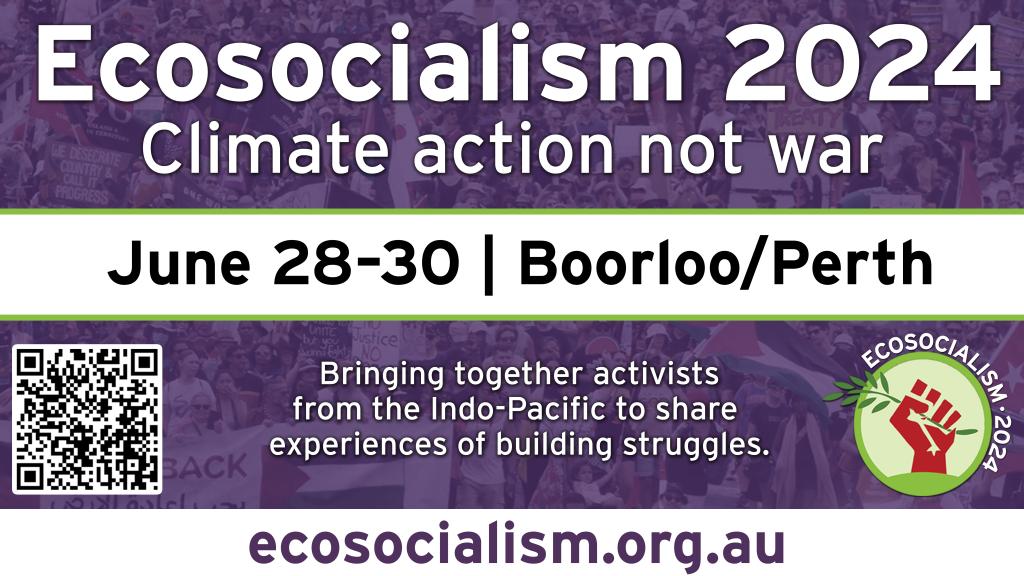 Ecosocialism 2024 ad