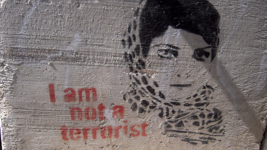 Leila Khaled graffiti