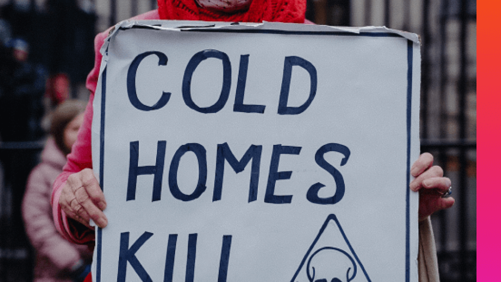 Cold homes kill protest