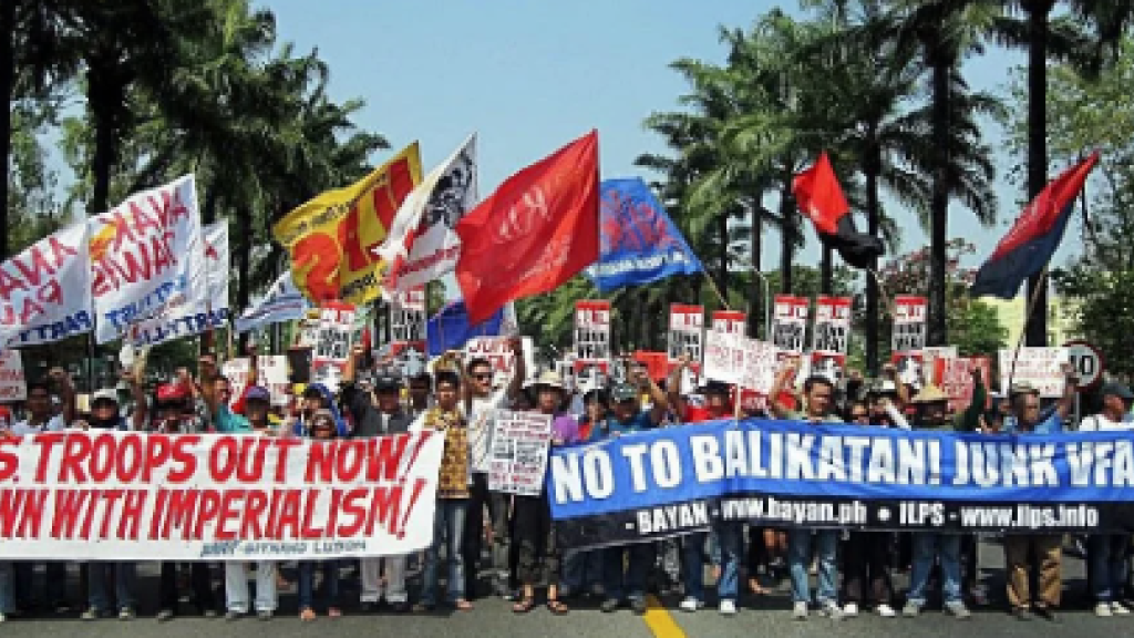 Anti-imperialism protest in the Philippines