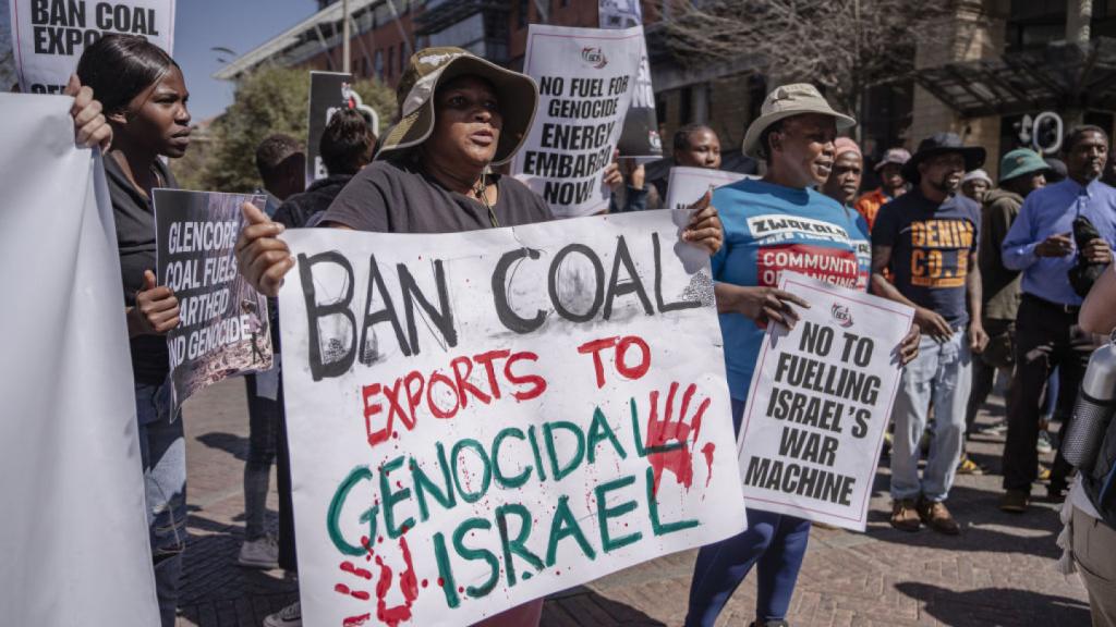 Ban South Africa coal exports to Israel