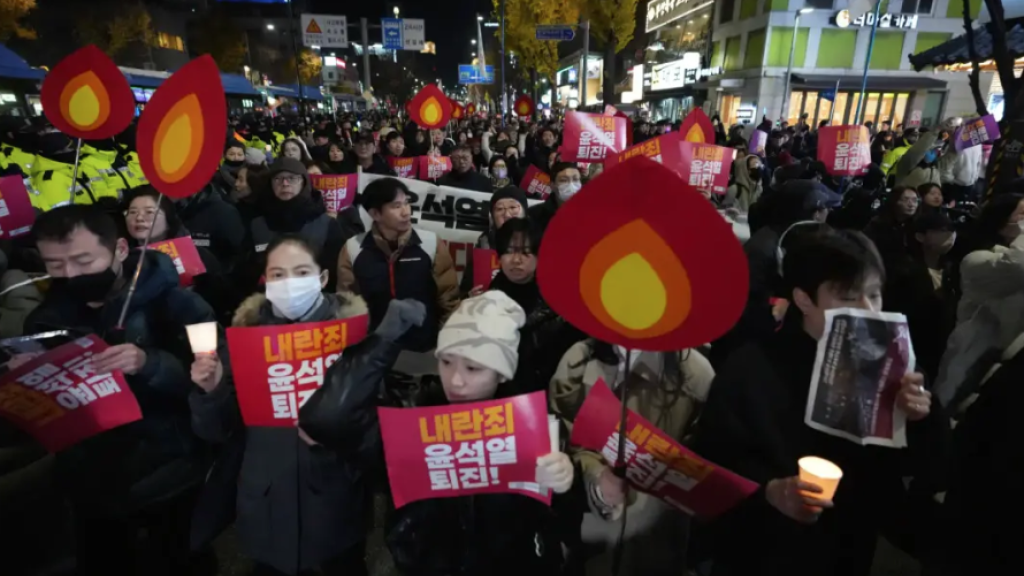 President Yoon Suk Yeol’s declaration of martial law has sparked outrage in the streets and concern among South Korea’s international allies.