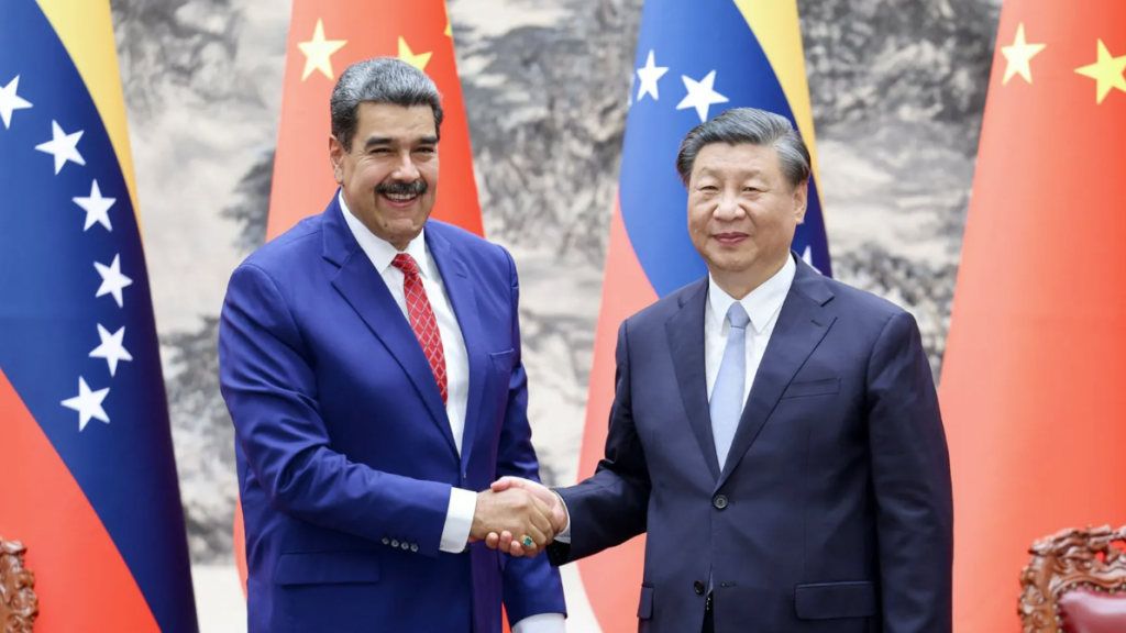 Venezuela's President Nicolás Maduro meets with China's President Xi Jinping in Beijing in September 2023