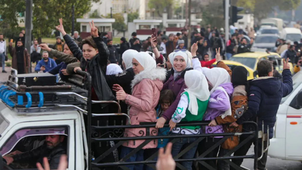 Celebration in Damascus