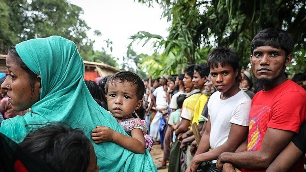 Rohingya displaced Muslims