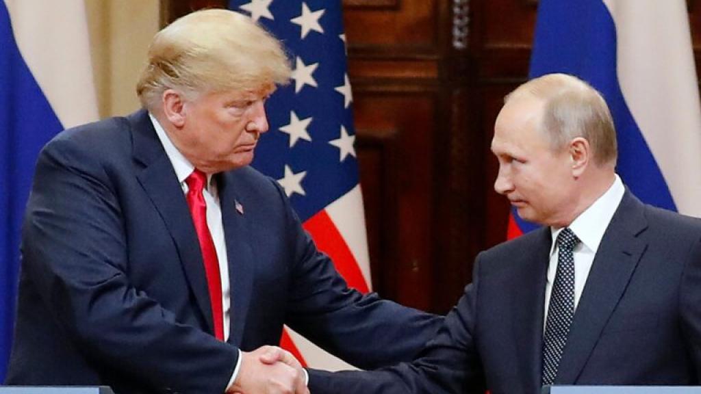 Putin and Trump in Helsinki