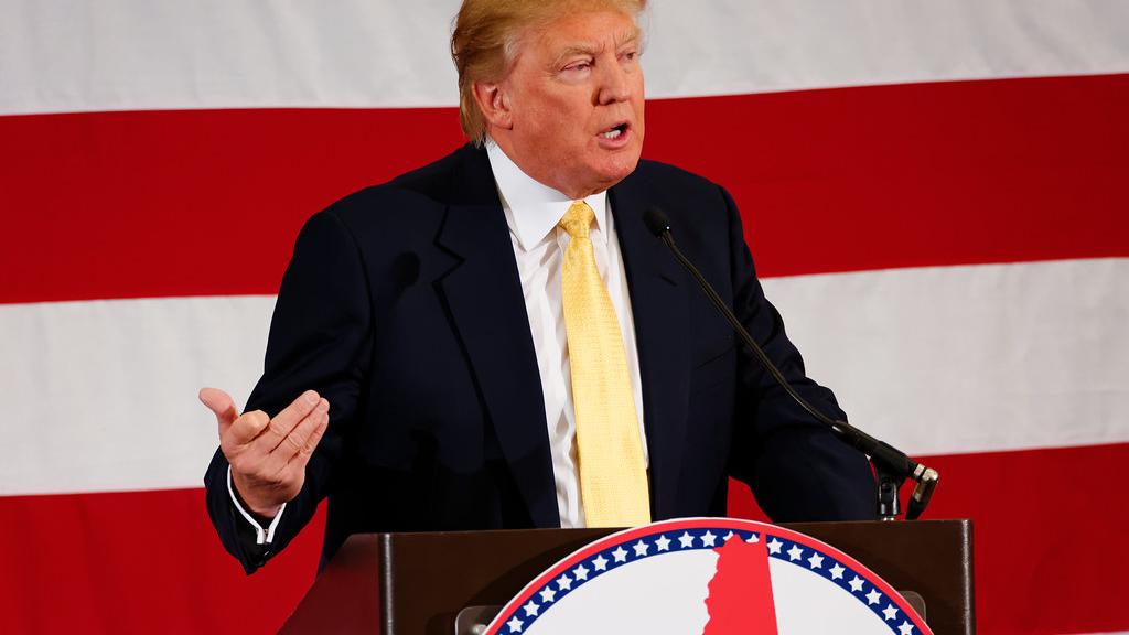 Donald Trump speaking