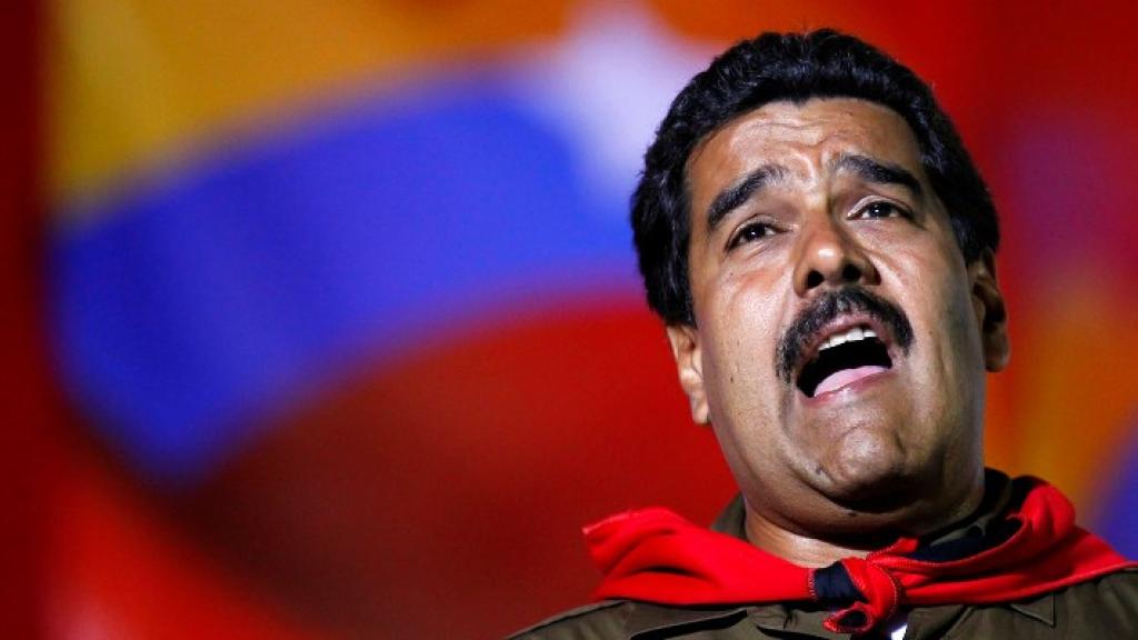 Nicolas Maduro Venezuelan flag