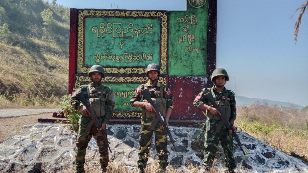 Arakan Army on the border