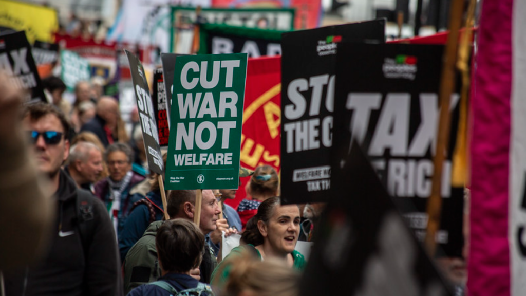 protest in Britain