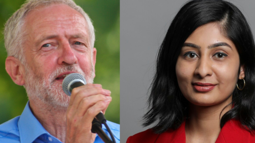 Jeremy Corbyn Zarah Sultana