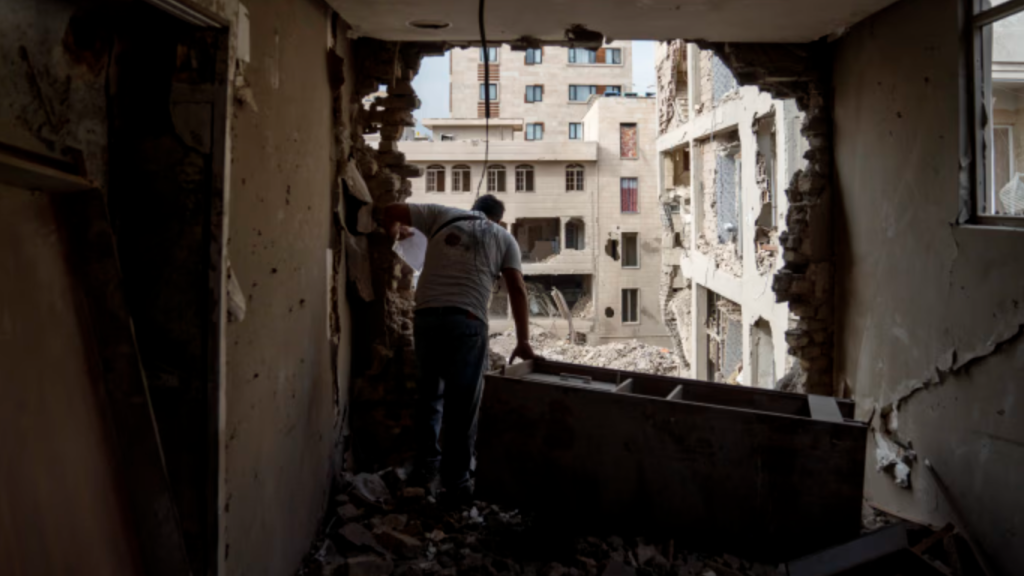 Damage Israeli strike on Tehran