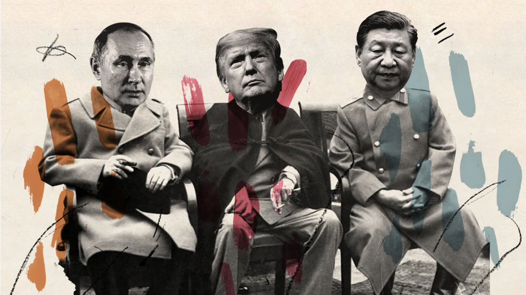 Featured image: “How Putin Can Use Trump for His New World Order, a Yalta Dream,” Vanity Fair, June 25, 2024. Illustration by Mark Harris. Getty Images. Courtesy of Vanity Fair.
