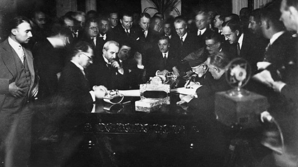 treaty signing