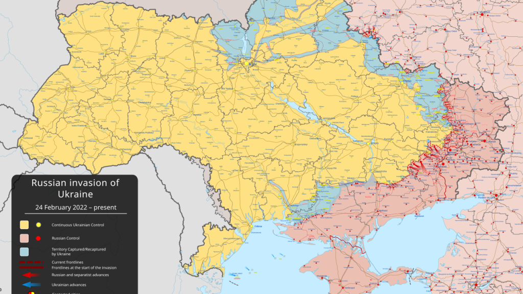 Russian invasion to date