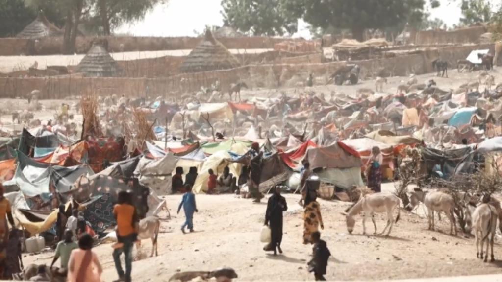 Sudanese refugee camp