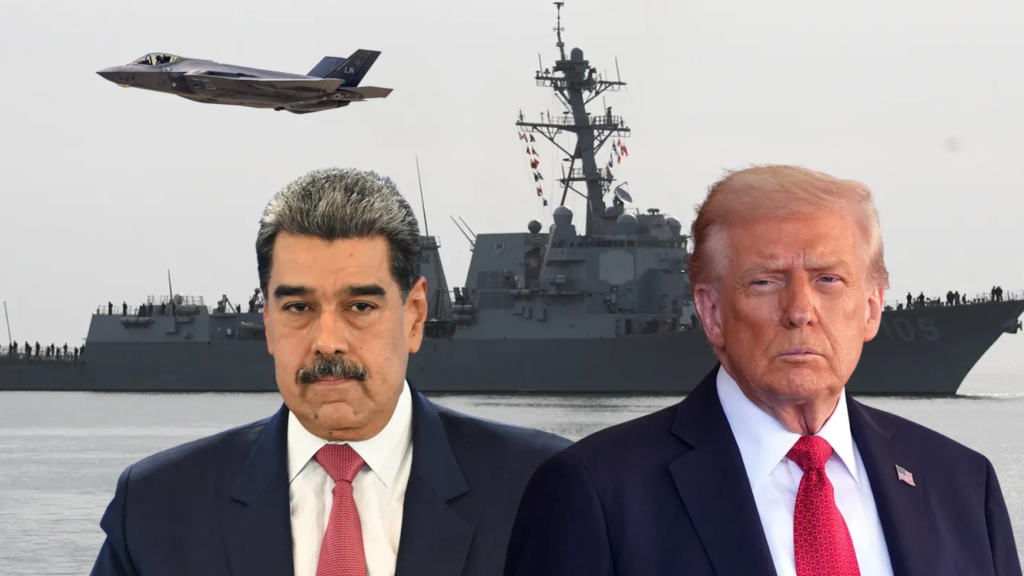 Maduro Trump warship plane