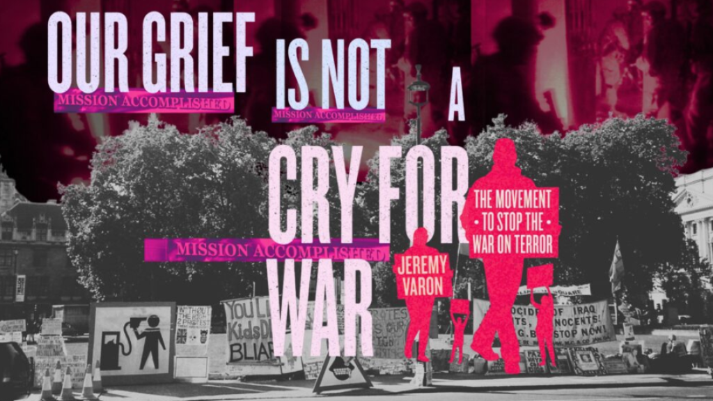 Our Grief Is Not A Cry For War graphic