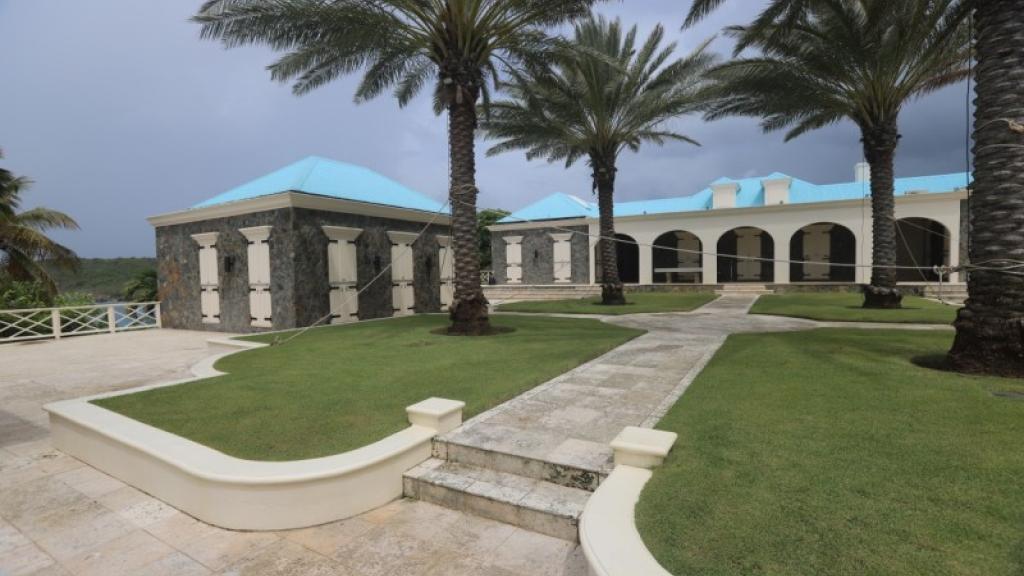 An undated photograph of Jeffrey Epstein’s island compound, published December 3, 2025 by the House Oversight Committee.