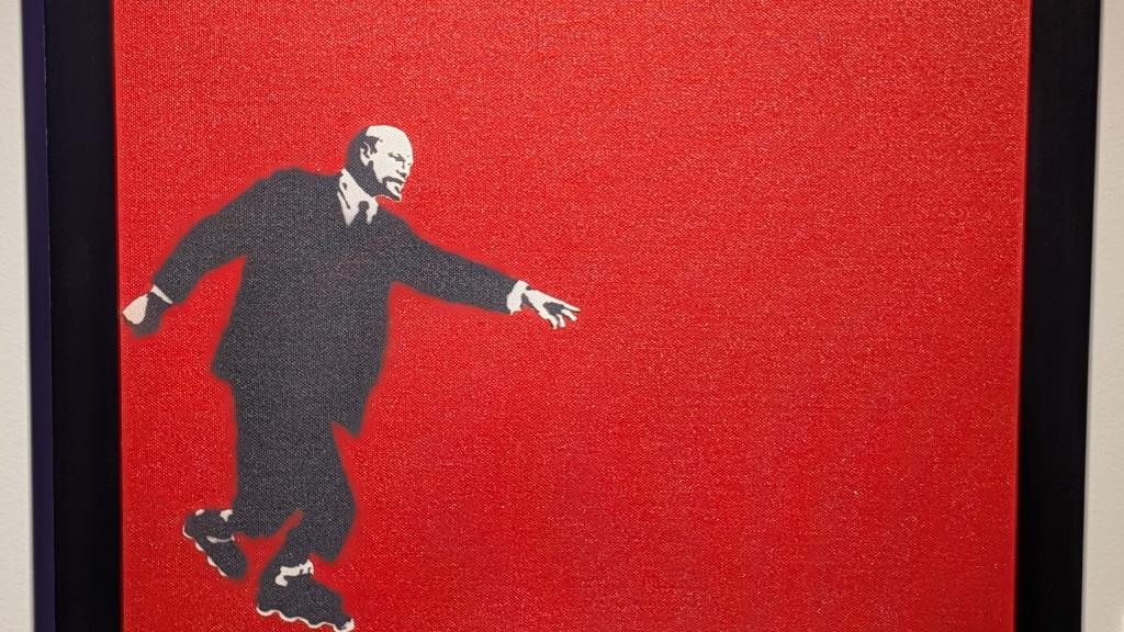 Banksy Lenin