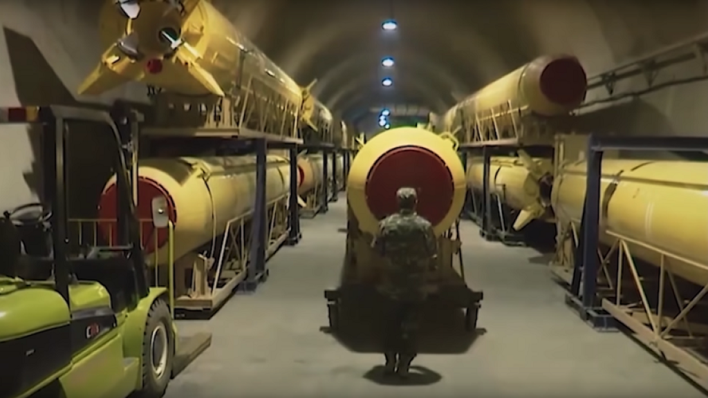 Underground Iranian missile base