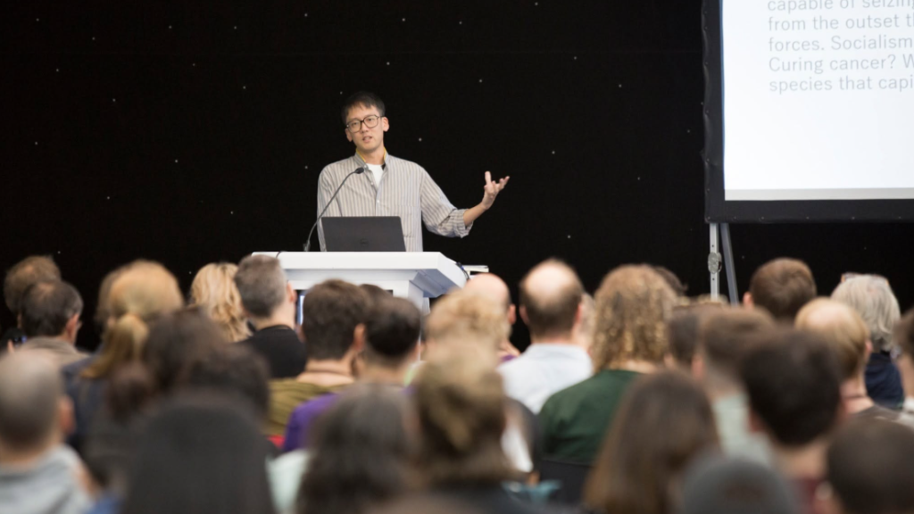 Kohei Saito in Zagreb, September 2023. Photo by the author.