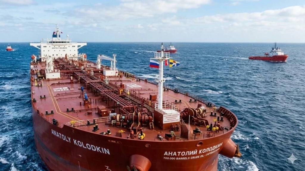 Russian oil tanker