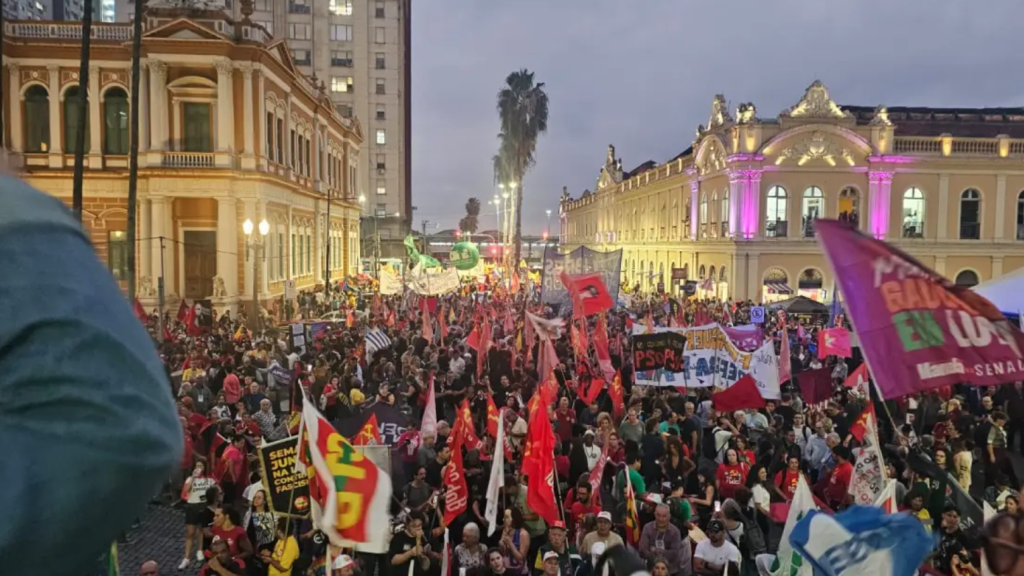 Brazil left rally