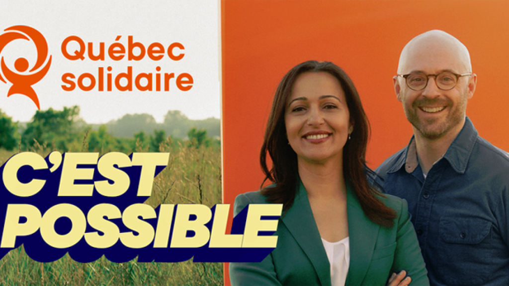 Quebec solidaire poster