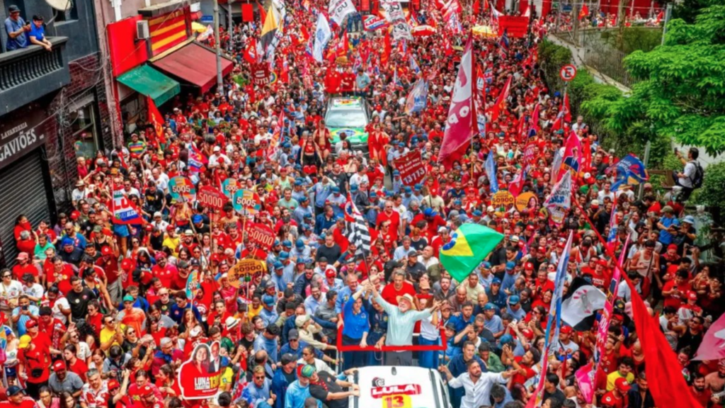 Lula election rally