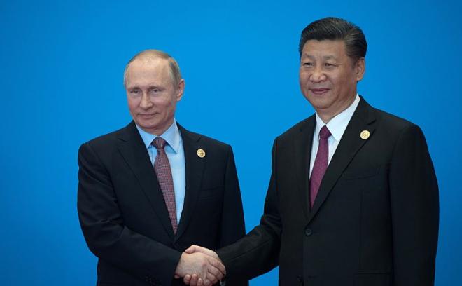 Vladimir Putin and Xi Jinping