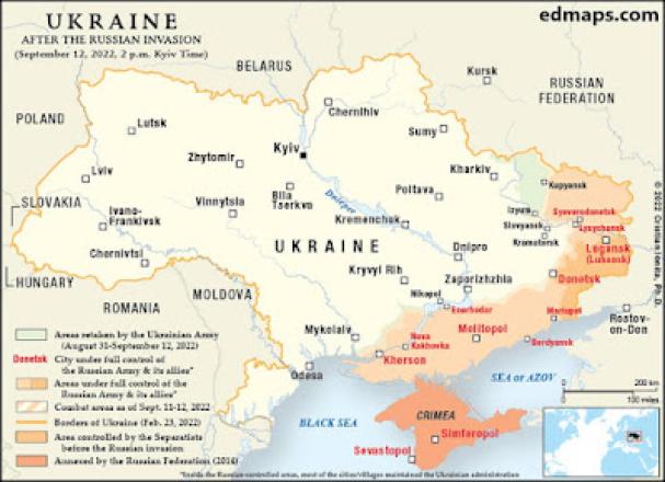 Map of Ukraine