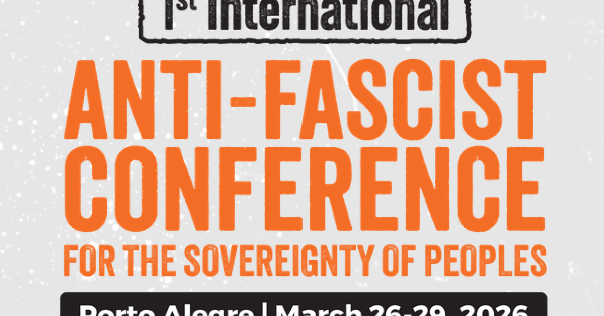 (Statement) International call to strengthen antifascist and anti-imperialist action
