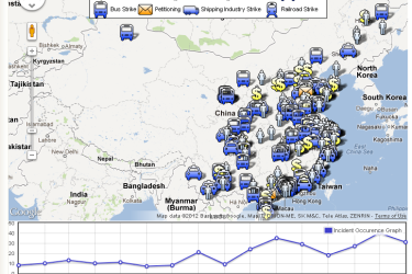 CLB Collective Labour Incidents Map