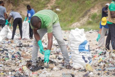 Beach plastic
