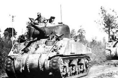 Sherman tanks