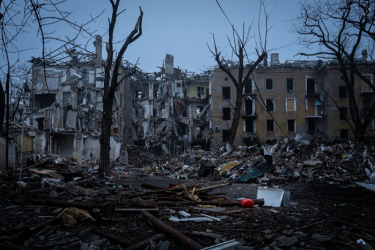 Ukraine war devastation