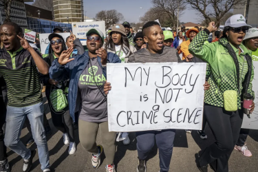 South African womens protest