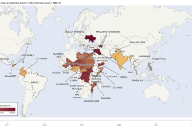 map of foreign interventions