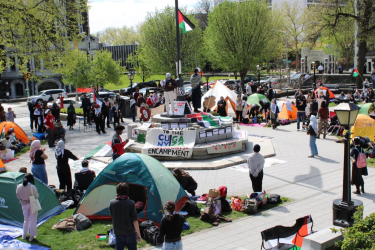 gaza encampment