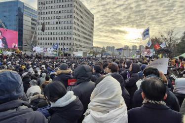 Protest demanding Yoon impeachment Seoul December 7