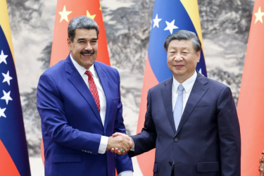 Venezuela's President Nicolás Maduro meets with China's President Xi Jinping in Beijing in September 2023